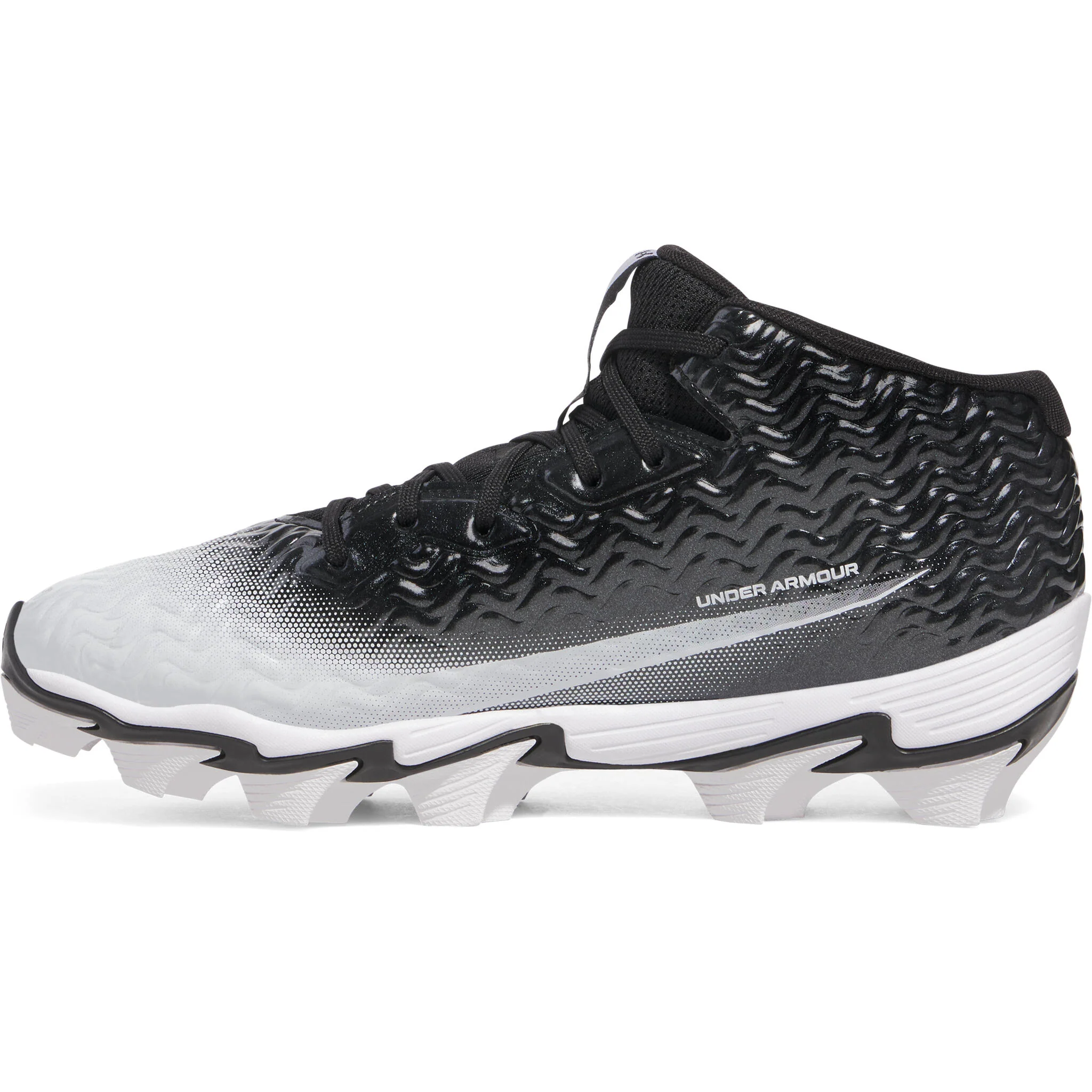 Under Armour UA Spotlight Hammer Senior Football Cleats - Wide - Image 3