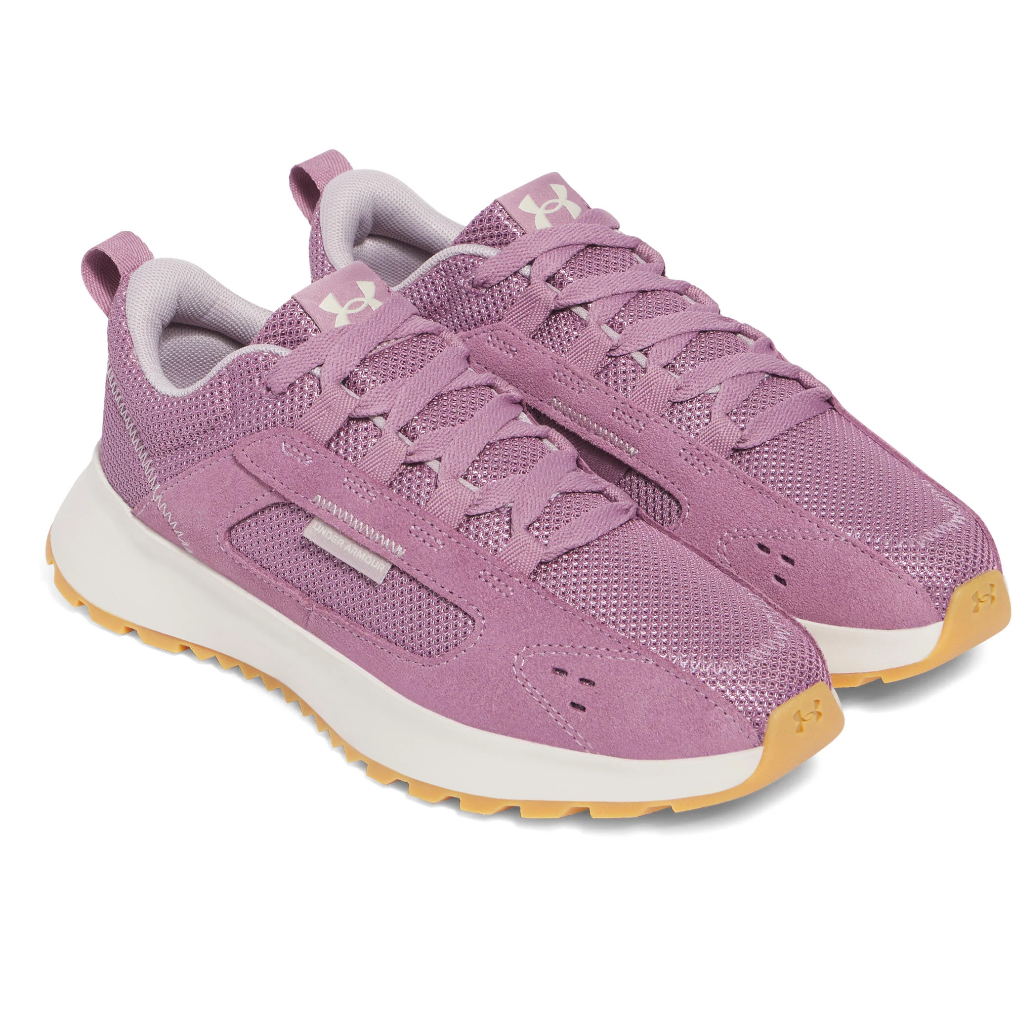 Under Armour UA Street Mirage Women's Running Shoes - Purple/Stone/White - Image 3