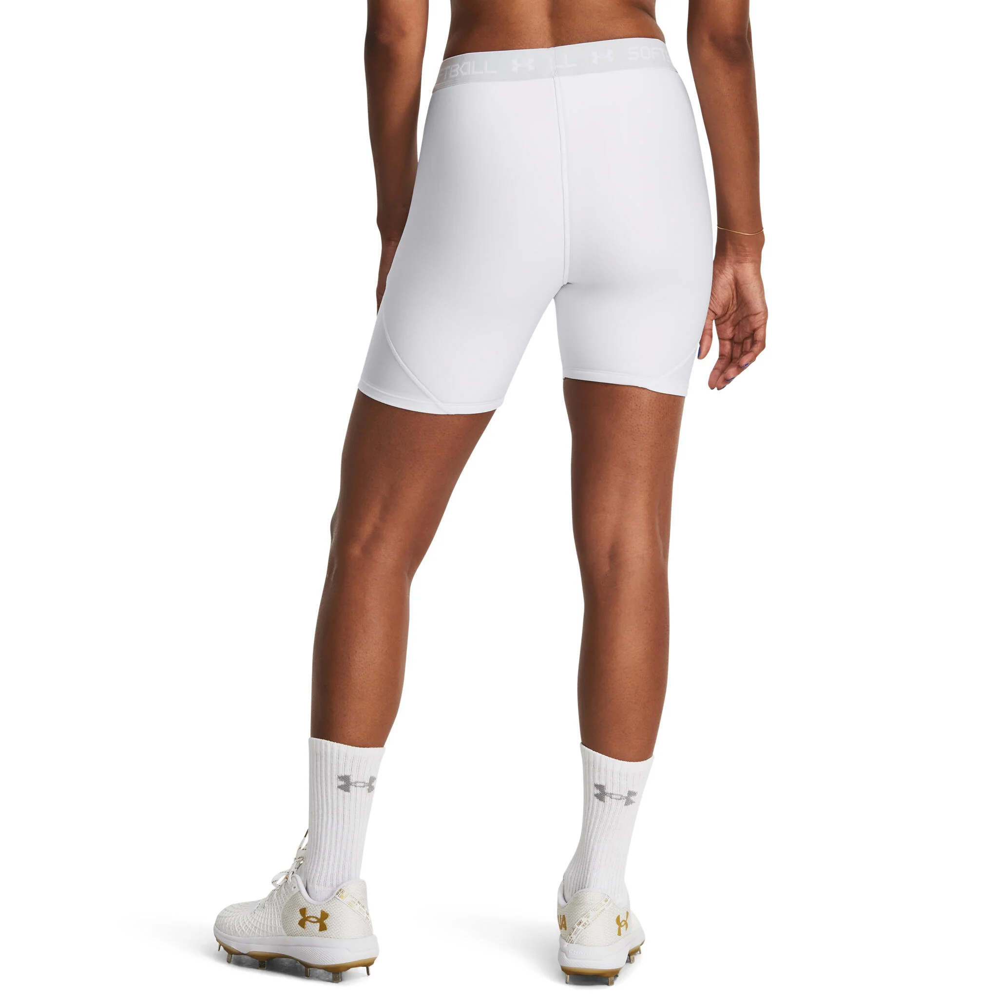 Under Armour UA Utility Po Women's Baseball Slider Shorts - Image 9
