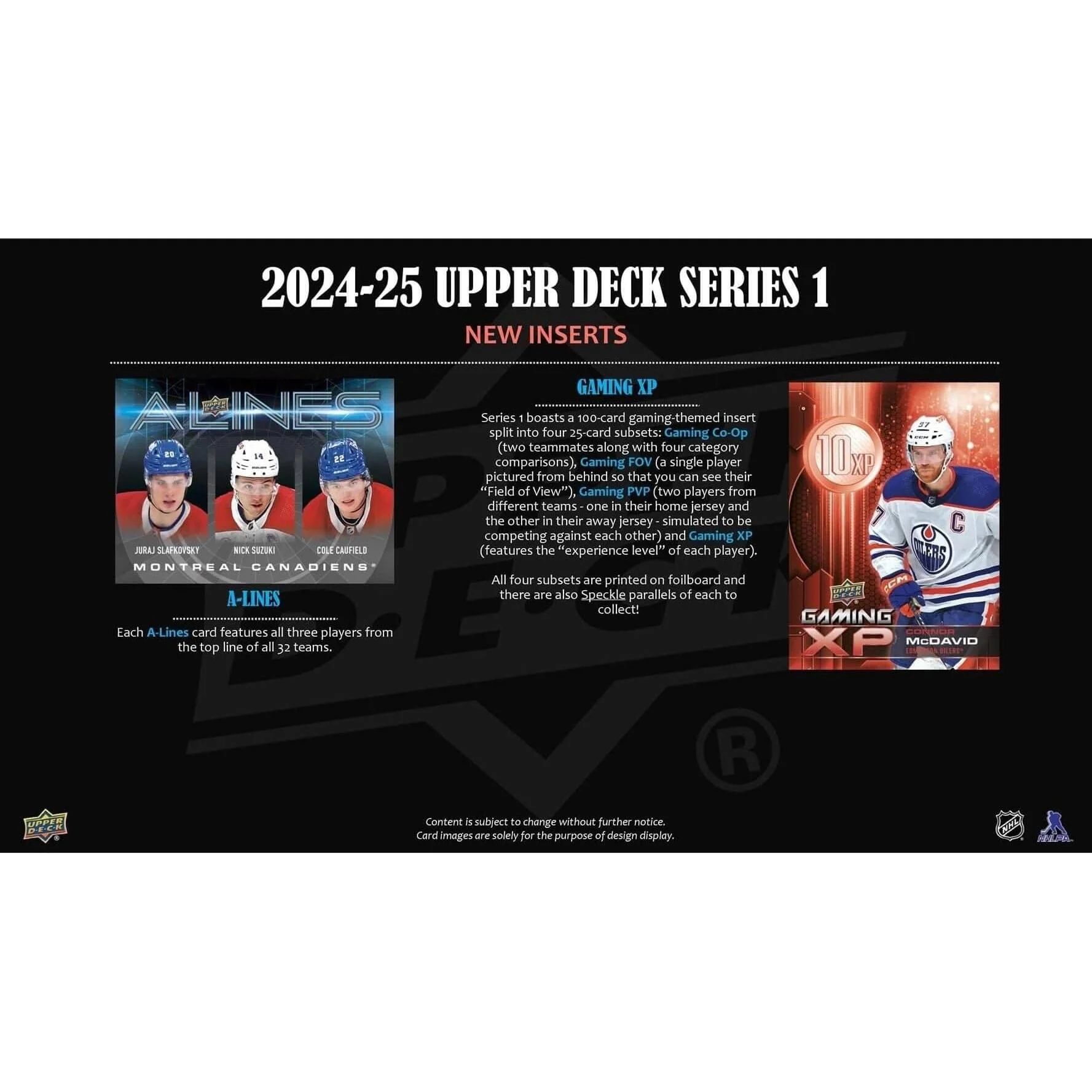 Upper Deck 2025 Hockey Series 1 Trading Cards - Blaster Box - Image 6
