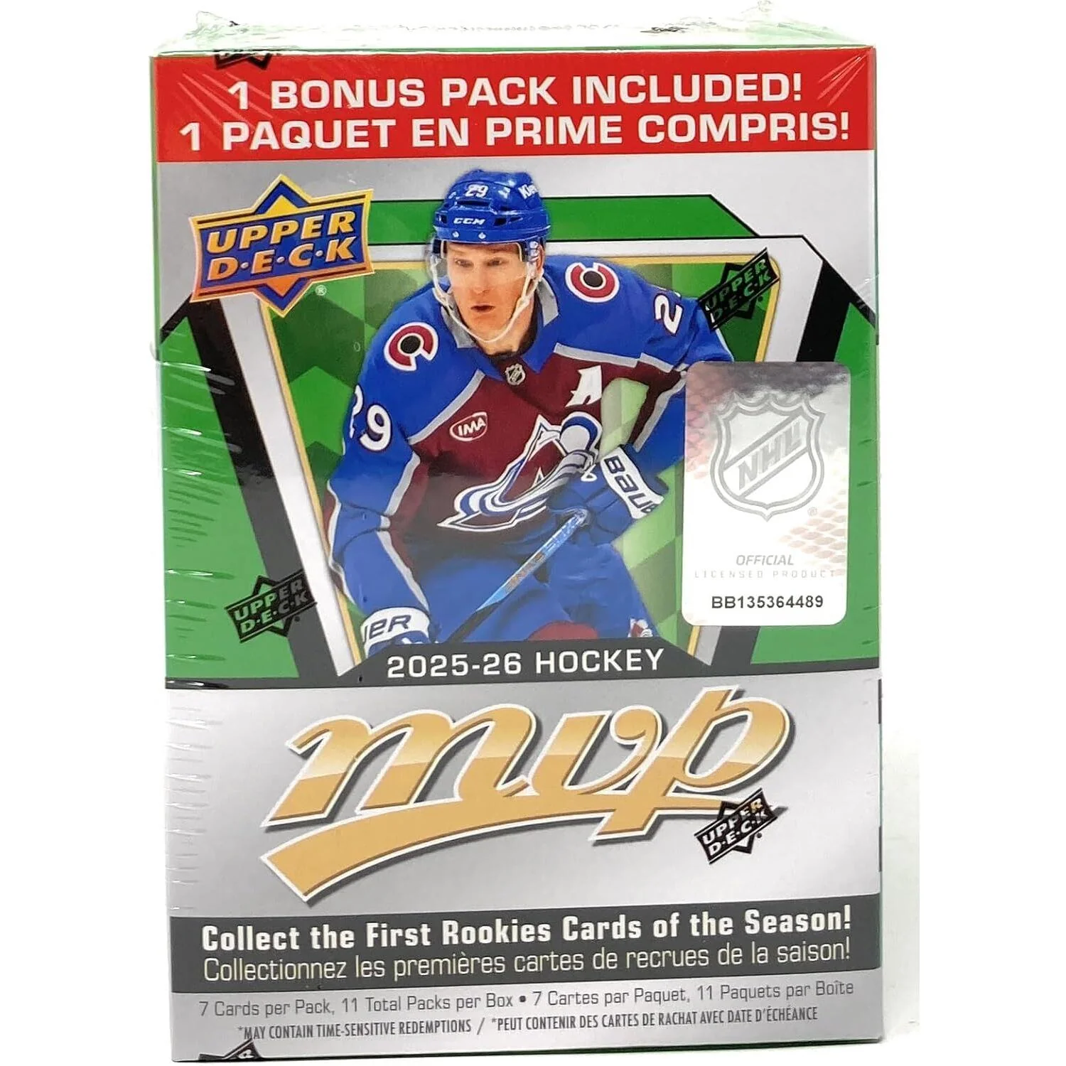 Upper Deck 2026 MVP Hockey Trading Cards - Blaster Box
