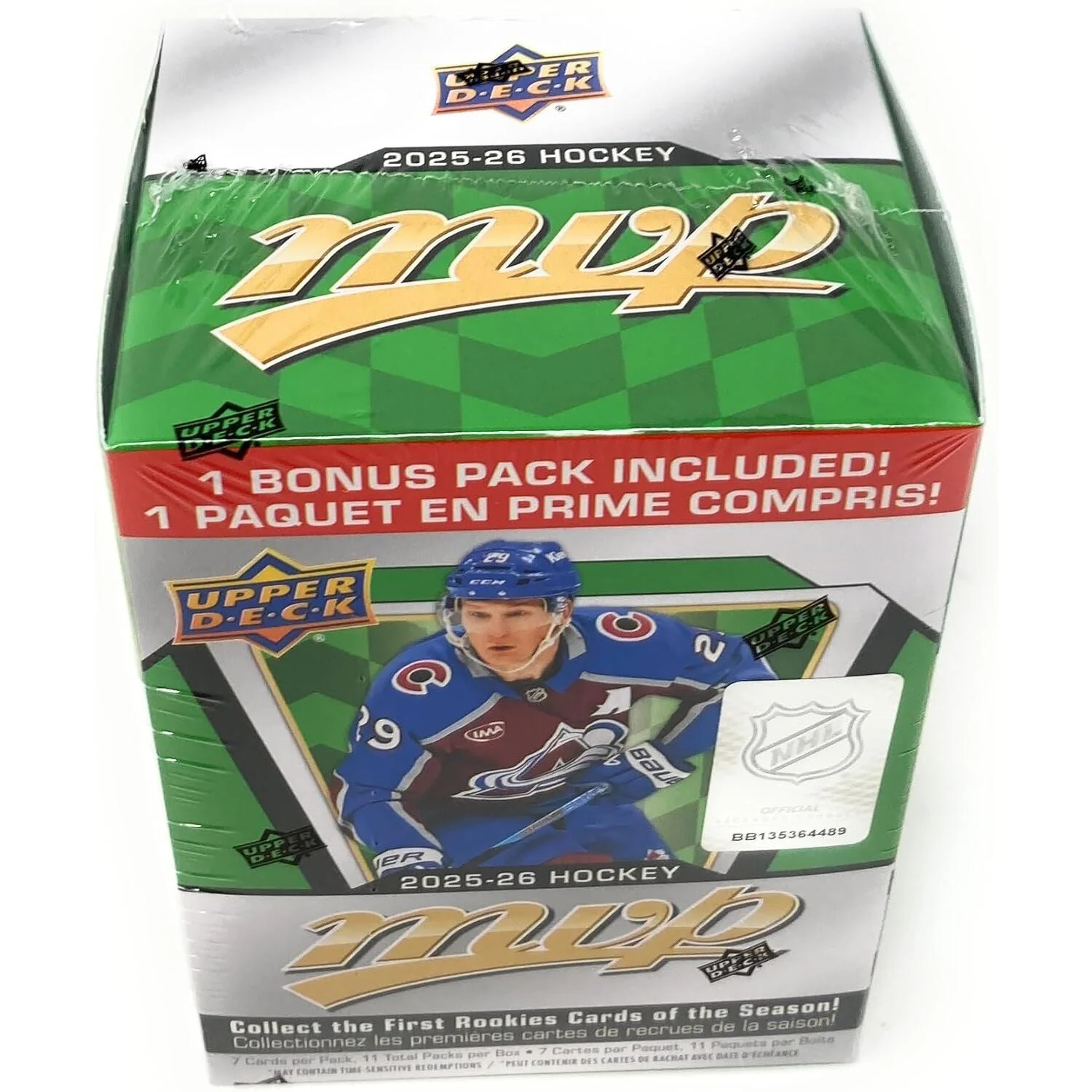 Upper Deck 2026 MVP Hockey Trading Cards - Blaster Box - Image 2