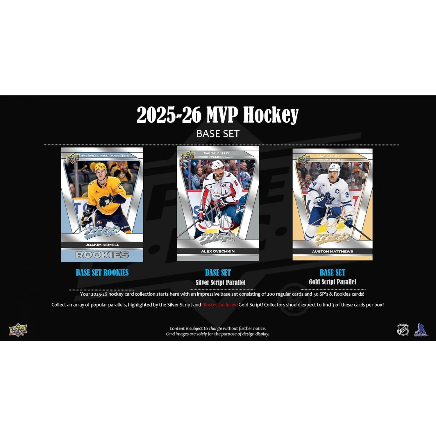 Upper Deck 2026 MVP Hockey Trading Cards - Blaster Box - Image 6