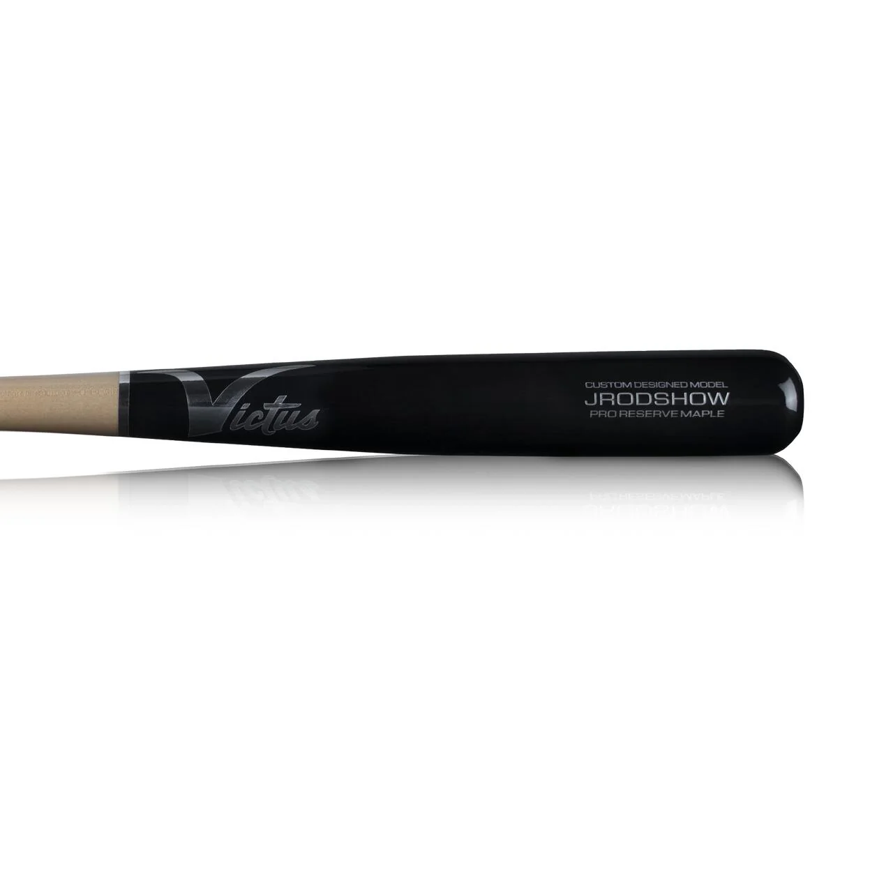 Victus Julio Rodriguez JrodShow Pro Reserve Wood Baseball Bat - Natural/Charcoal - Image 2