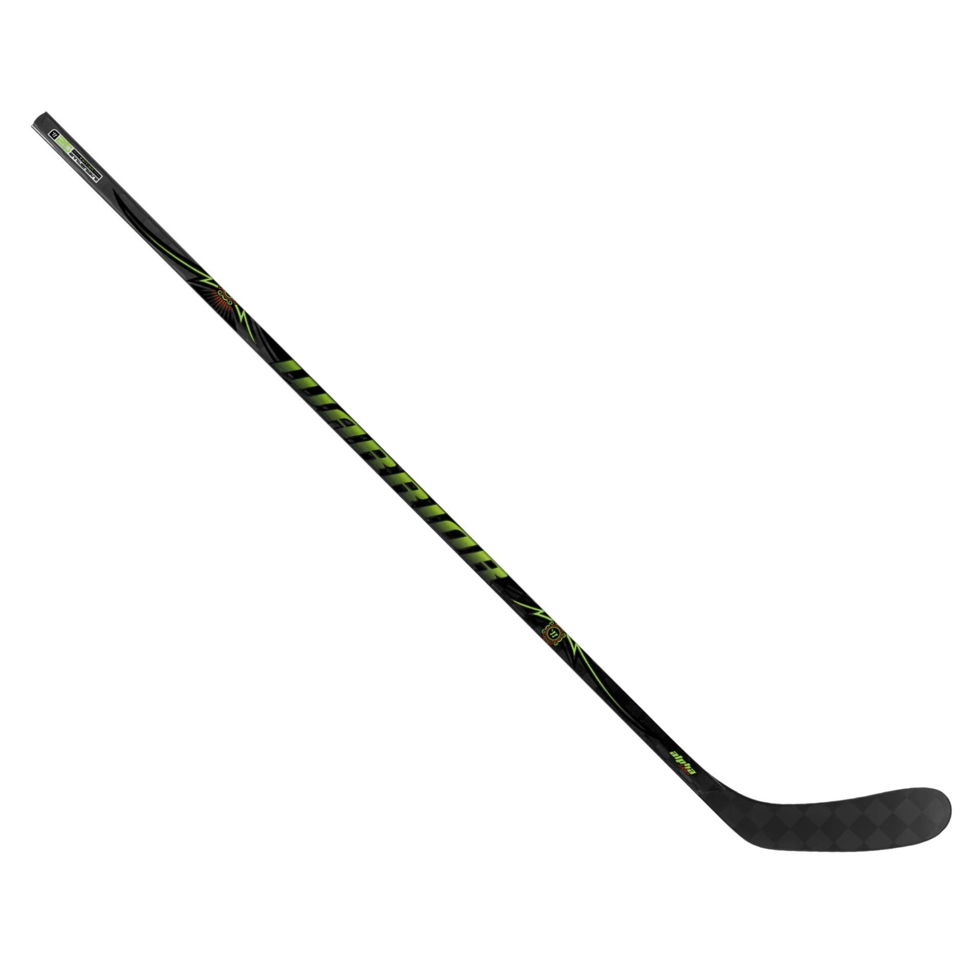 Warrior Alpha Deluxe Junior Hockey Stick - Black - 40 Flex