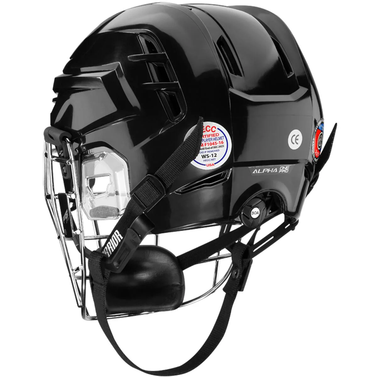 Warrior Fatboy Alpha One Pro Senior Helmet Combo with Cage - Image 2