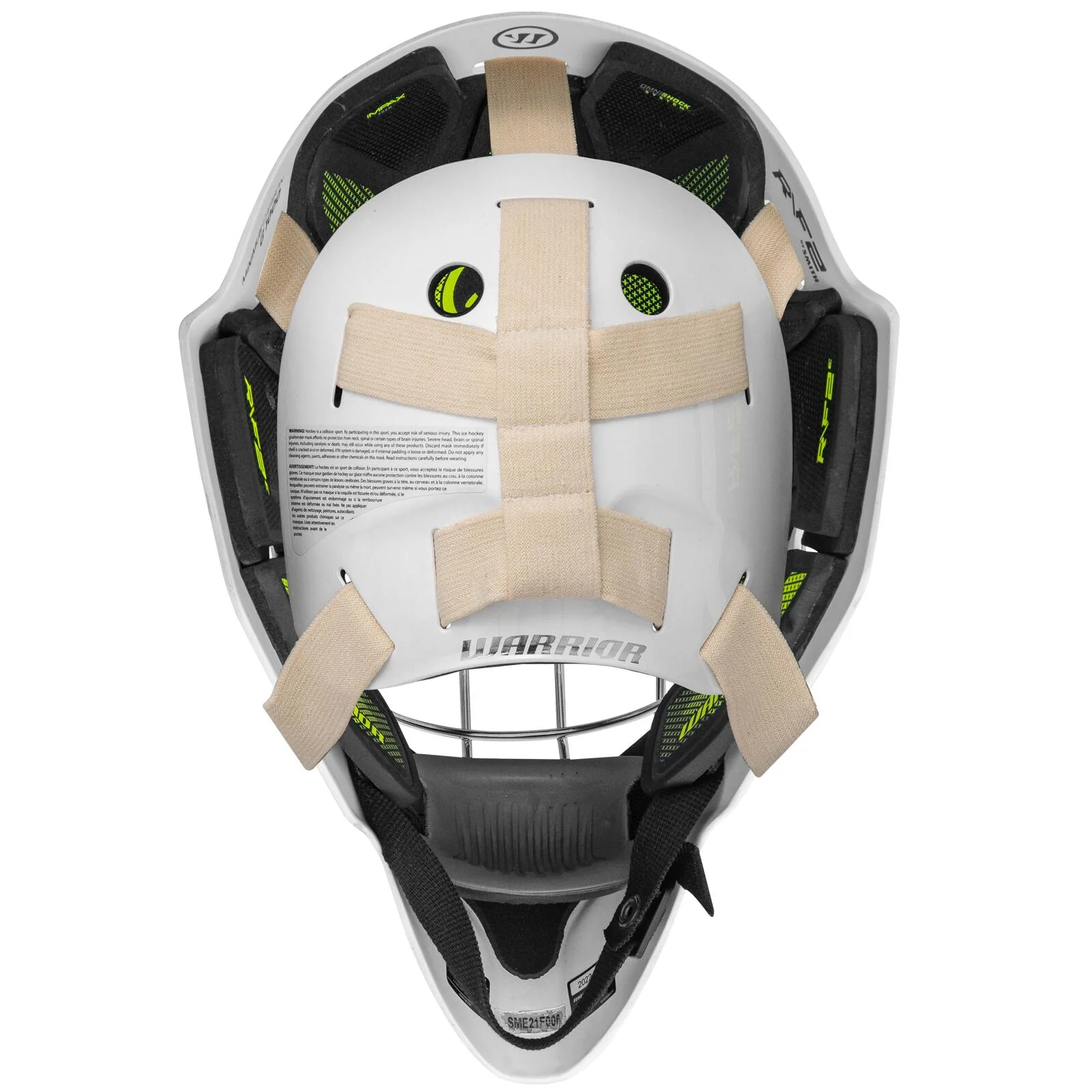 Warrior R\F2 E Certified Square Bar Senior Goalie Mask (2023) - Image 3