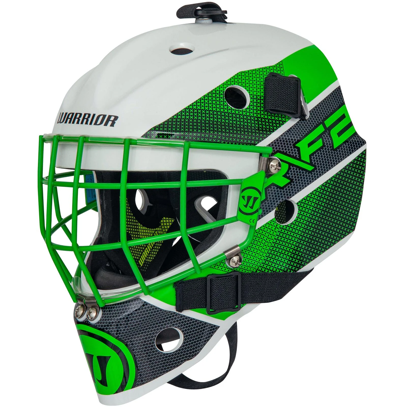 Warrior R\F2 E Certified Square Bar Youth Goalie Mask (2023) - Image 7