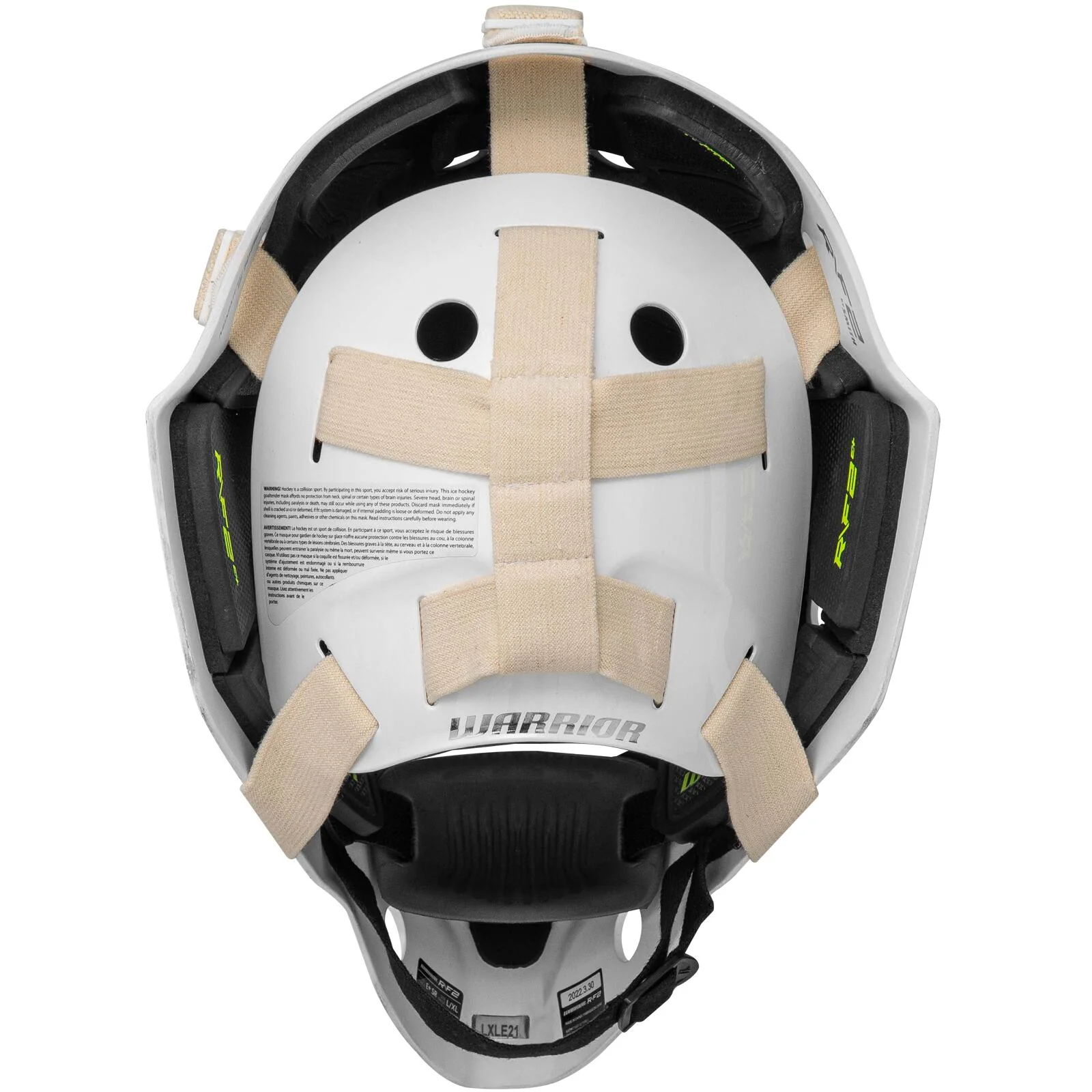 Warrior R\F2 E+ Certified Square Bar Senior Goalie Mask (2023) - Image 4