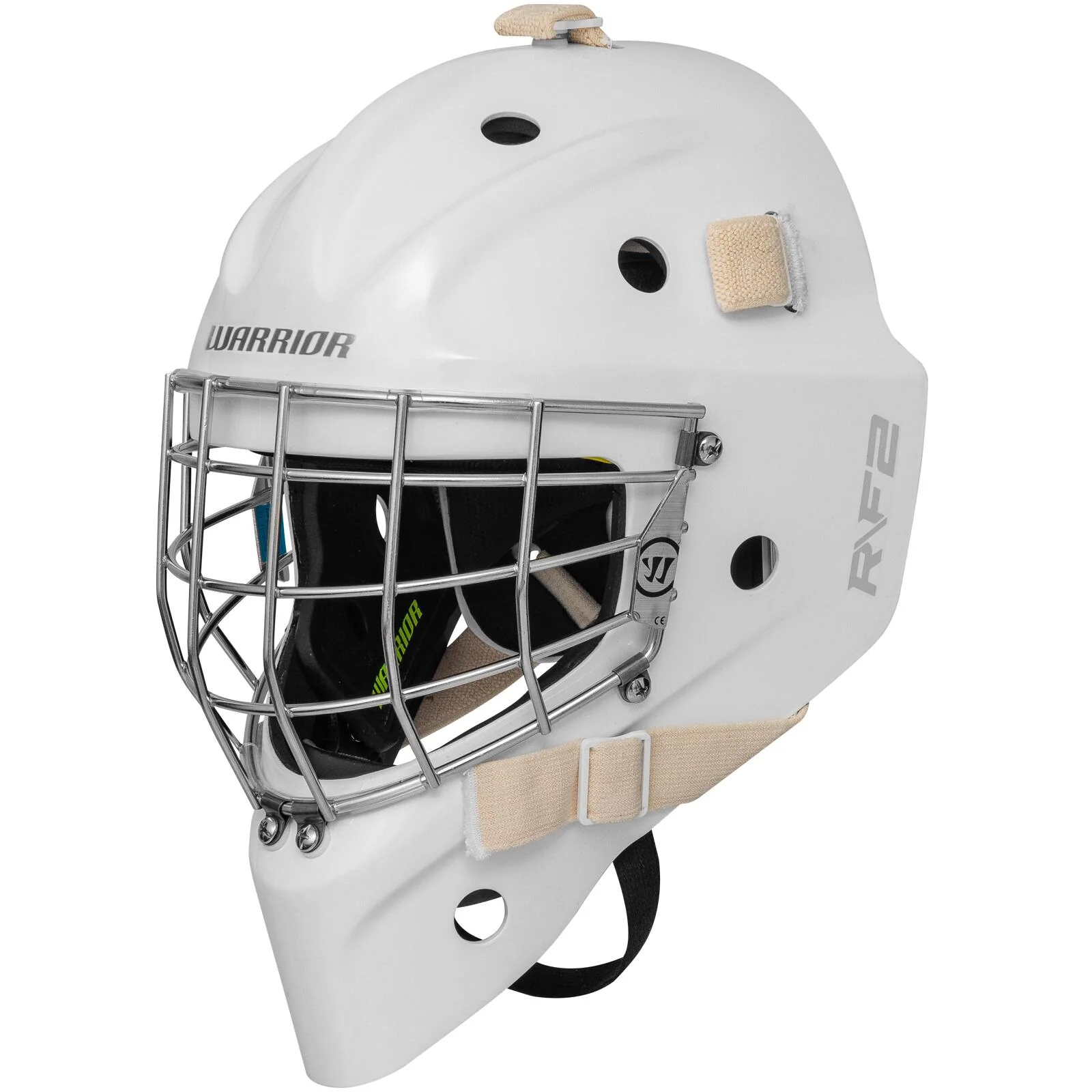 Warrior R\F2 Pro Certified Square Bar Goalie Mask (2023) - Image 2