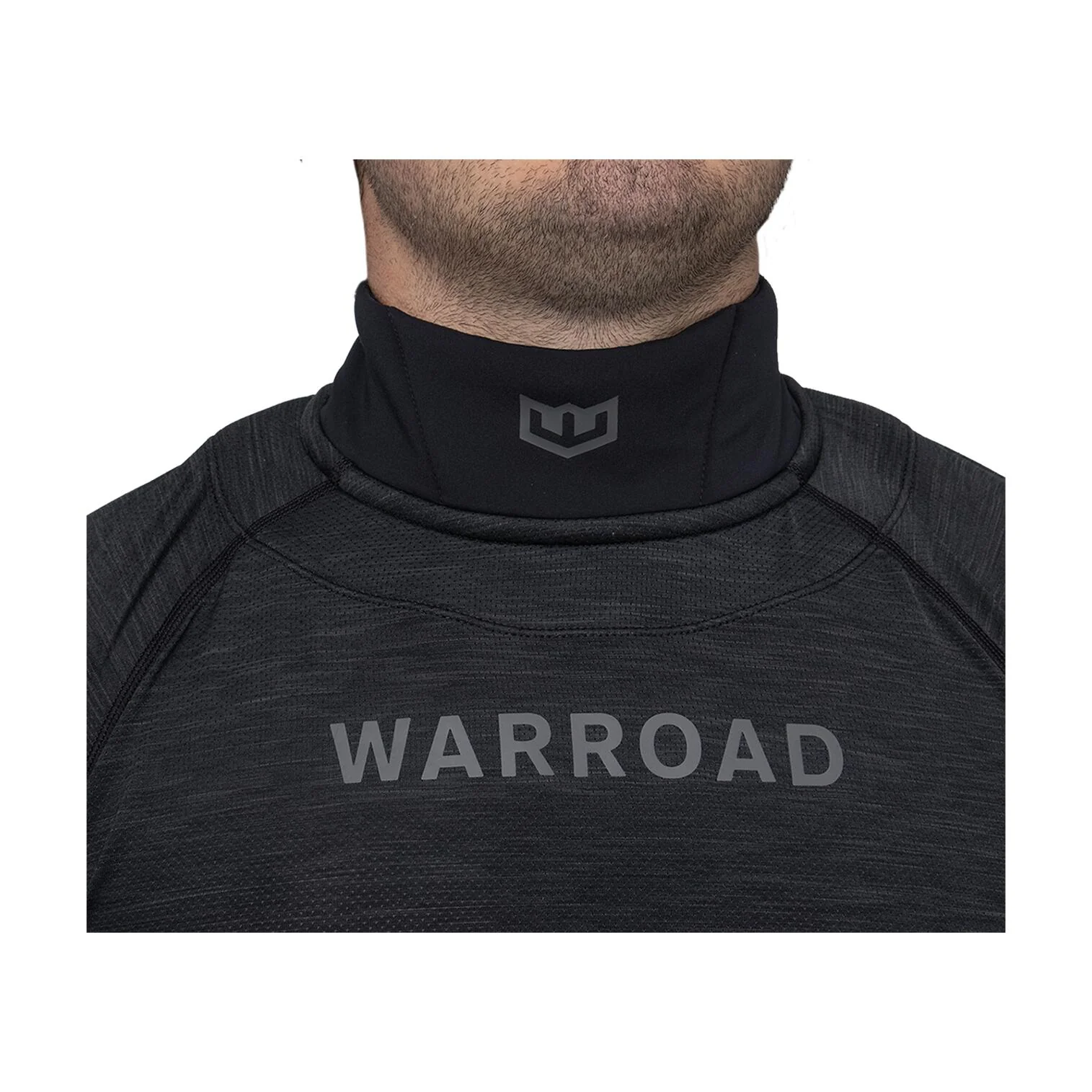 Warroad Tilo Pro Stock Neck And Wrist Junior Baselayer Top - Black - Image 3