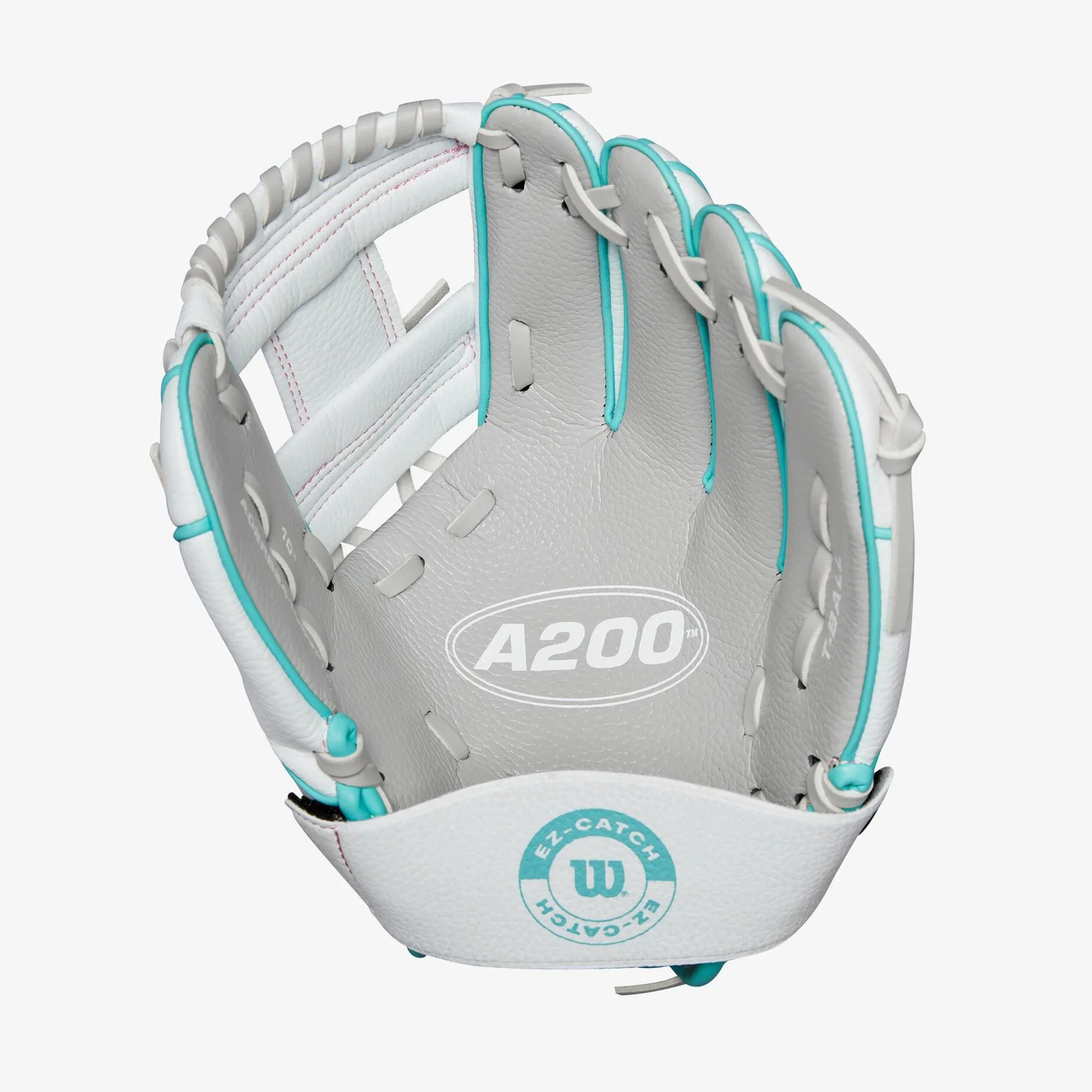 Wilson 2024 A200 EZ Catch White 10" T-Ball Glove - Right Hand Throw - Image 2