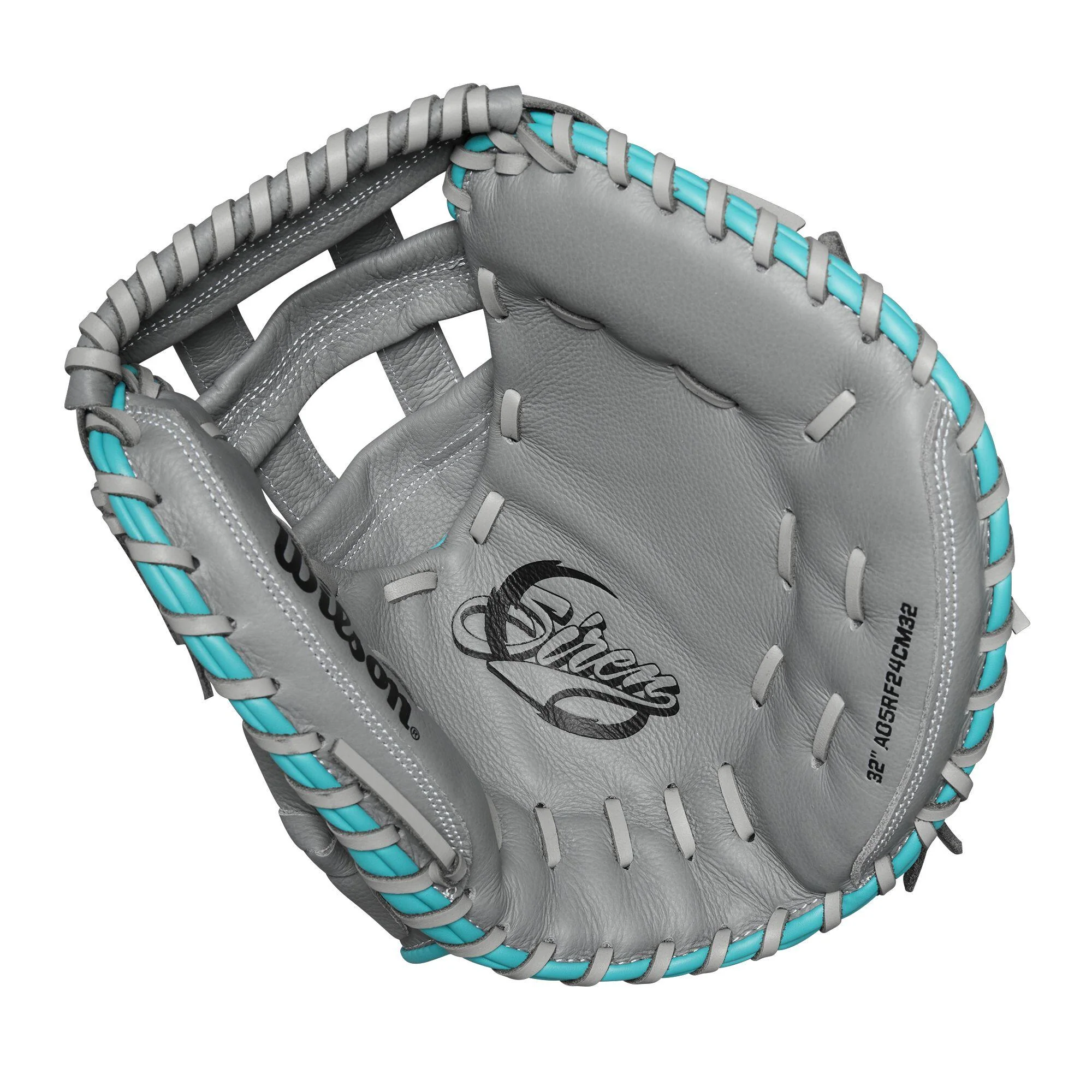 Wilson 2024 A500 Siren 32" Youth Fastpitch Catcher's Mitt - Image 2