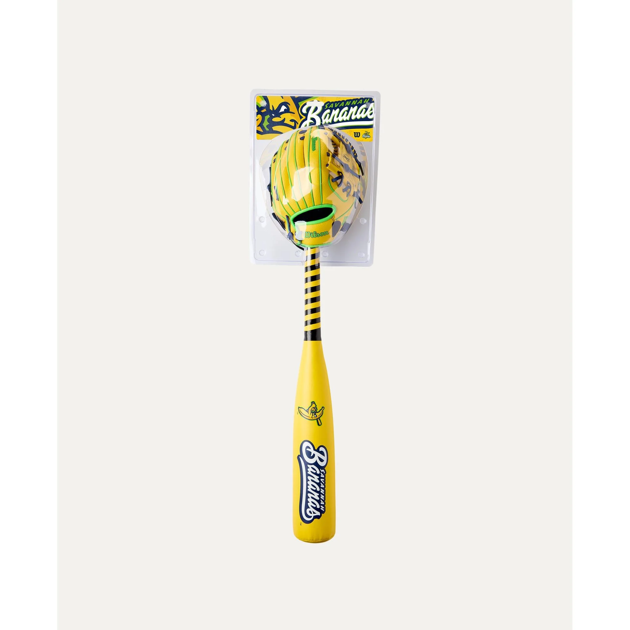 Wilson Savannah Bananas A200 10” Baseball Glove, Ball & Bat Kit (2026) - Right Hand Throw - Image 4