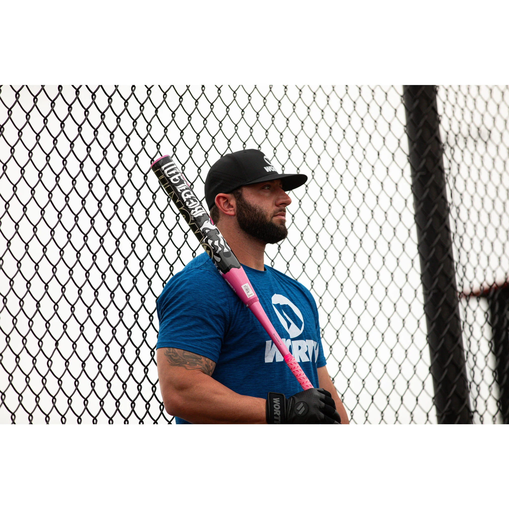 Worth Bedlam Phil Matte Signature USSSA 13.5" Balanced 2-Piece Slo-Pitch Bat (2025) - Image 8