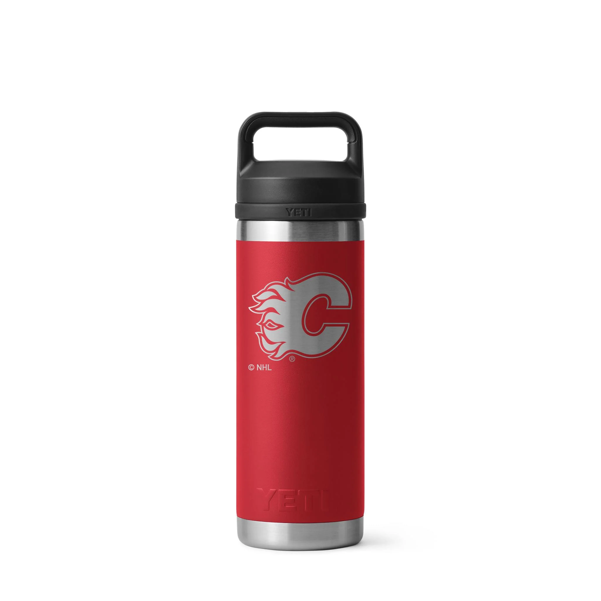 Yeti Rambler 18oz (532ml) Bottle with Chug Cap - NHL Edition - Calgary Flames